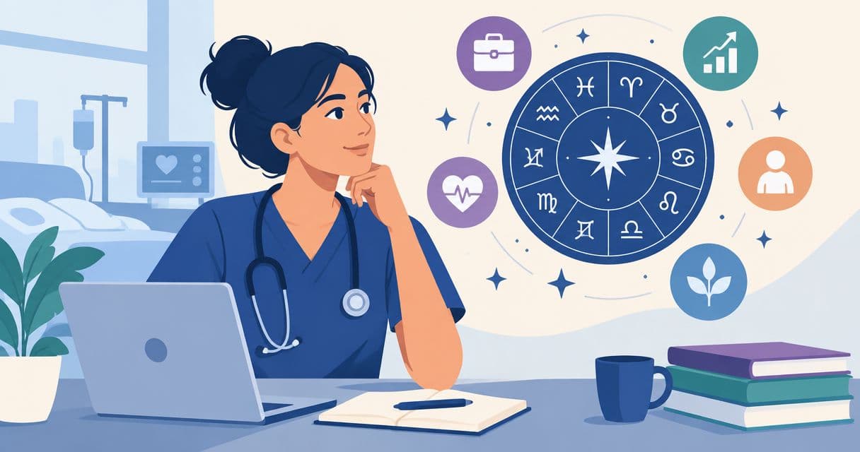 Guide astrologique de carrière pour infirmières et professionnels de santé : guide complet 2026