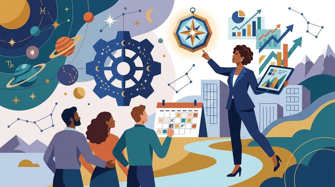Astrologie de carrière pour managers et chefs d'équipe en entreprise : guide complet 2026