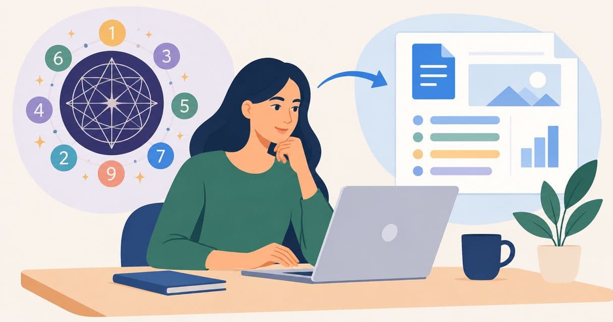 Comment relier votre lecture numérologique à un plan Google Docs